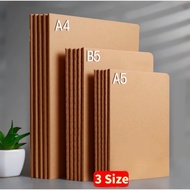 A5/B5/A4 Craft Notebooks Lined 36 Sheets Notebook Office School Supplies Stationery