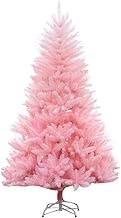 6Ft 180cm Pink Christmas Tree 700 Tips Pvc Artificial Tree With Metal Stand Xmas Tree For Indoor Decoration-pink 6Ft(180cm)(Christmas tree gifts) (Pink 5Ft(150CM)) Fashionable