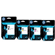 Expired Stock HP Cartridge 10 82 (Genuine) 10 Black C4844A , 82 Cyan C4911A , 82 Magenta 82 Yellow