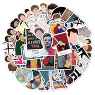 50 Pccs Pop Singer Theme Louis Tomlinson Stickers Laptop and Water Bottle Decal Sticker Pack for Tee