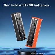-21700 DIY Case Supports 4x21700 Batteries PD20W Powerbank Case LED Screen Transparent Battery Stora