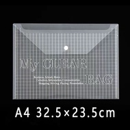 100 clear bags of STICKERS, a4 size, F size, different thicknesses to store papers and documents