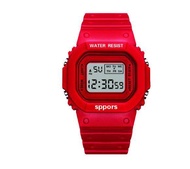 Matcha Green Small Square Watch Popular Unicorn Sports Electronic Watch for Men and Women student mo