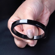 墨翠翡翠角鐲手鐲 | 16.5圍 | 天然緬甸玉翡翠A貨 | 送禮