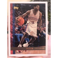 ALLEN IVERSON 1997 NBA TOPPS CARD BASKETBALL CARD