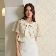 Friday attire เสื้อคลุมไหล่ผูกโบว์ (FT-066)