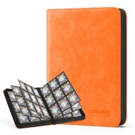 TCGUARD Trading Card Binder, 9 Side Loading Pocket Card Album Hold Up to 540 Cards, Zipper Binder fo