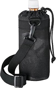 TORUNE BONTE P-3714 Camo Plastic Bottle Cover, Black, Holds Up to 26.0 fl oz (680 ml), Thermal, Cold