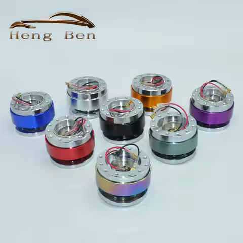 2023 Universal Steering Wheel Snap Off Quick Release Hub Adapter Boss kit 8 colors available