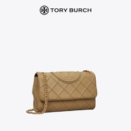 TORY BURCH FLEMING กระเป๋าสะพายโซ่หนังนุ่มขนาดกลาง 137301