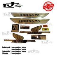 HONDA Striping c70 sticker c70 strip c70 sticker cream c70HONDA