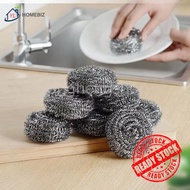 Berus Bola Keluli Tahan Karat Untuk Cuci Pinggan | Span Pencuci Periuk, Kuali & Mangkuk Dapur