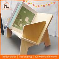 Moon bayah gỗ Tabletop kệ sách hiện đại Máy tính để bàn kệ sách cho văn phòng nhà cửa