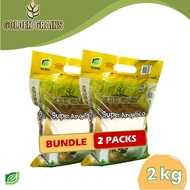 Golden Grains Super Angelica Rice 2kg (Bundle of 2)