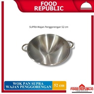 SUPRA Jumbo Frying Pan 52cm 1Mm Stainless Steel Sus 430