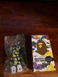 Bearbrick Bape Camo 28th anniversary #1 100%