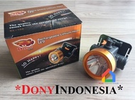 Senter Kepala Dony KL-109 Dimmer (5 Watt) / Dony Senter Kepala KL109 / KL 109 [Cahaya Putih/Kuning]