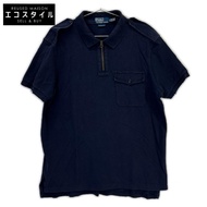 Polo Ralph Lauren 90 年代 CUSTOMFIT 半拉鍊 Polo 衫，L 碼（二手）