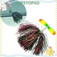 UPSTOPAO Fishing Spinner Bait, Bright silk 45g Bucktail Spinner Bait, Musky Bucktail sequin metal Sp