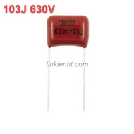 Bag of 10 RED CAPACITORS CBB 103J 630V 630V 103 0.01UF