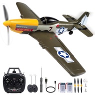 RC Plane 4 Channel Remote Control Airplane Ready to Fly P51D Mustang RC Airplane Easy Control for Be
