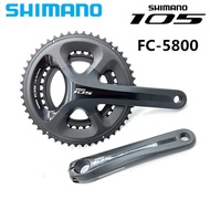 105 FC-5800 Road Bicycle Black Crankset 2x11-speed EIEIO 50-34T 170mm HOLLOWTECH II Chainwheel Bike 