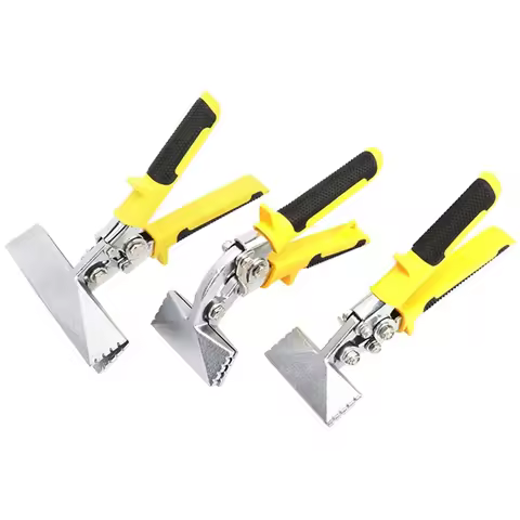 Sheet Metal Bending Pliers Crimping Tool Hand Seamer Wide Jaw Straight Elbow Multitool Edge Sealing