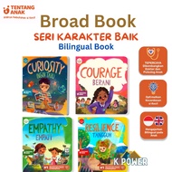 Book About Children - Bilingual Boardbook: Tough, Empathy, Curious, Dare To Know | Resilience, Empat