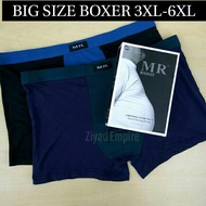 Big Size Boxer Cotton Seluar Dalam lelaki besar underwear extra plus size 3XL 4XL 5XL 6XL(1 Box 2 PC