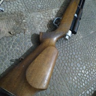 alat olah raga pcp,kayu n besi model mauser