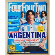 Four Four Two July Magazine 2006: Messi and Argentina Team - Lord Maradona's Hand Goal - Ronaldo Naz