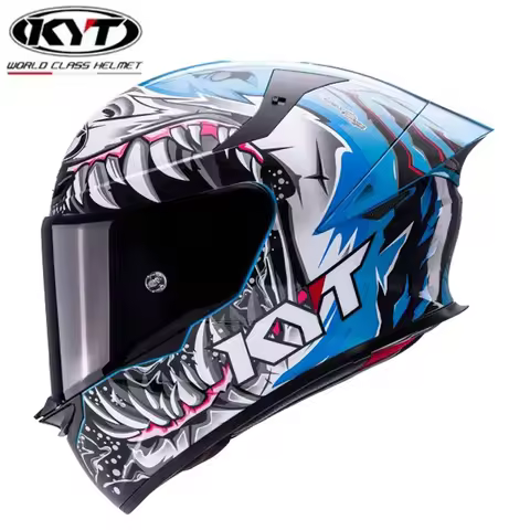 Original KYT TT-REVO Motorcycle Helmets ECE2206 Sport Bike Helmet Men DOT Scooter Casco De Moto HELM