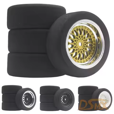 1/10 flat car sponge tire RC tire professional racing HSP 94123 Sakura D4 Tiangong TT02 flat car 3/6