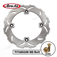 Arashi CNC Rear Brake Disc Disk Rotor Titanium Mounting Bolts For SUZUKI DR250S DR 250 S 1990 / DR35