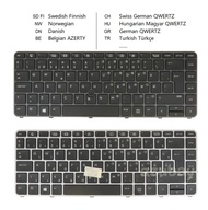 Backlit Keyboard for HP Elitebook 745 G3 G4, 840 G3 G4 848 G3 G4, 840r G4 Zbook 14u G4 SD FI NW DN C