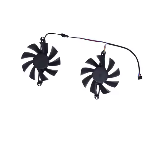 Graphics Cooler Video Card Fan For 51risc RX6600M RX580 8G,For 51RISC RX590 590 GME 8GB Gaming,2Pcs/
