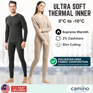 CAMINO Cashmere Ultra Warm Inner Man Women Winter Thermal Wear Men Winter Long Johns Woman Heatech H