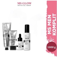 Ms Glow Men / Ms Glow For Men ( Ms Glow Men Paket Komplit ) Free Pouch