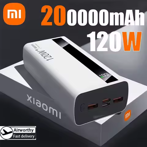 Xiaomi 200000mAh120W High Capacity Power Bank 120W Super Fast Charging Power Bank Portable Battery C