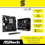 ASROCK B850M-X WiFi AM5 Micro-ATX Motherboard
