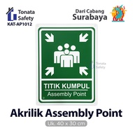 Acrylic Assembly Point 40 x 30 cm/ Acrylic Assembly Point/