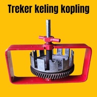 Clutch rivet installation tool for all types of motorbikes