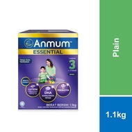 ANMUM Essential Step 3 (1 - 3 Years) Children Formula Milk Powder - Plain (1.1kg) [Exp 11 May 2027 &