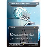 MTG Secret Lair Marvel Earth's Mightiest Emblem Arcane Signet Rainbow Foil Single Card