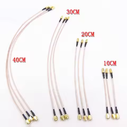SMA Male to SMA Female Connection Cable Antenna Extension Cable Coaxia Cable RG316 RG174,10cm 15cm 2