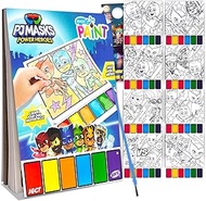 PJ Masks Paint with Water Set for Kids, Toddlers Age 3+ - Bundle with 16 Page Catboy, Owlette, Gekko