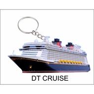 Disney treasure cruise ship 2d keychain