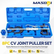 Masdsi 8PCS CV Axle Puller Tool Set with 5/8"-18 Slide Hammer & Adapter, CV Joint Puller with 63mm 4