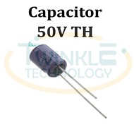 50V Capacitor Kapacitor Electrolytic / Ceramic Capacitor 50V 0.1uf , 1uf, 10uf, 22uf, 47uf, 100uf, 2