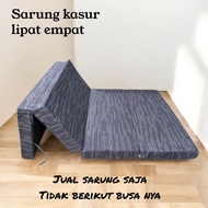 Four-fold mattress cover for 10cm thick, zippered folding mattress cover, folding mattress cover